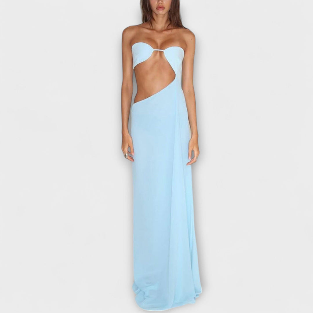 Isabella - Impresionante vestido de noche sin espalda