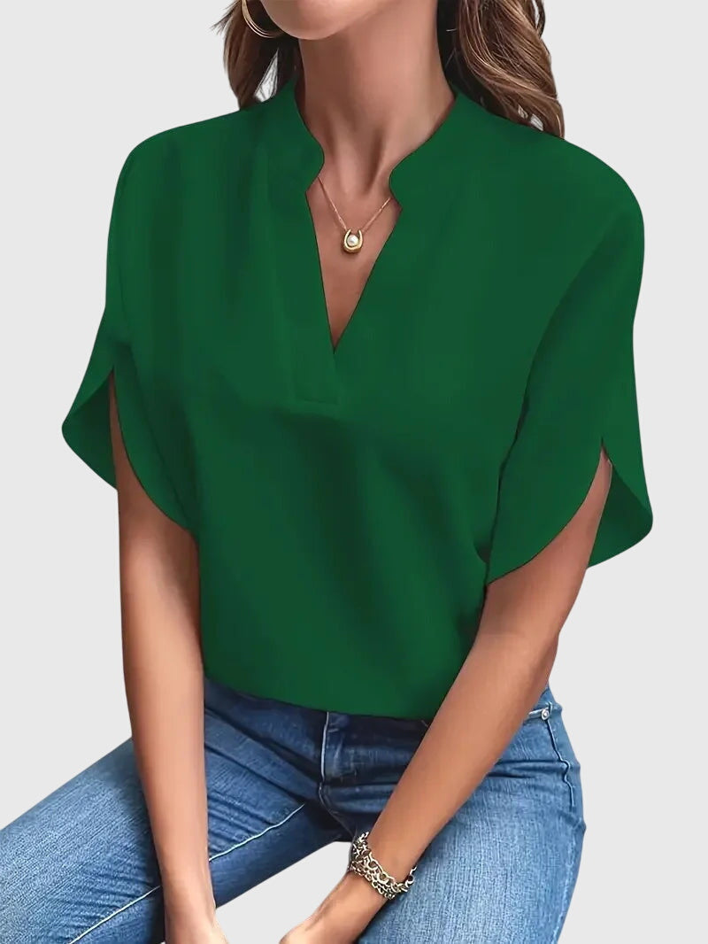 Beatrix™ | Camisa de cuello V