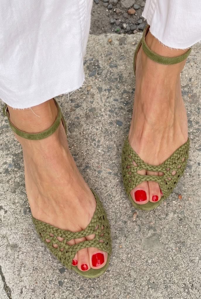 Soledad™ | Sandalias Doradas Trenzadas