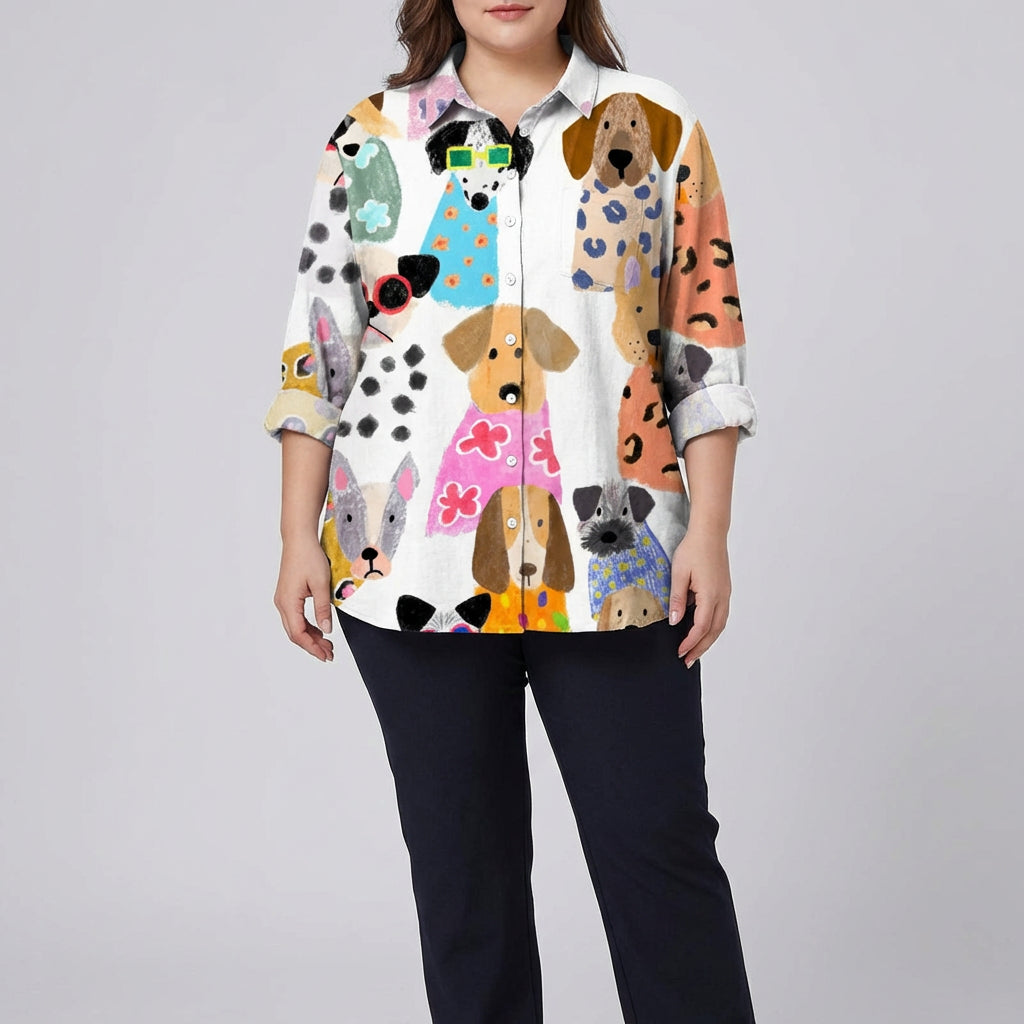 Blusa de verano elegante en lino