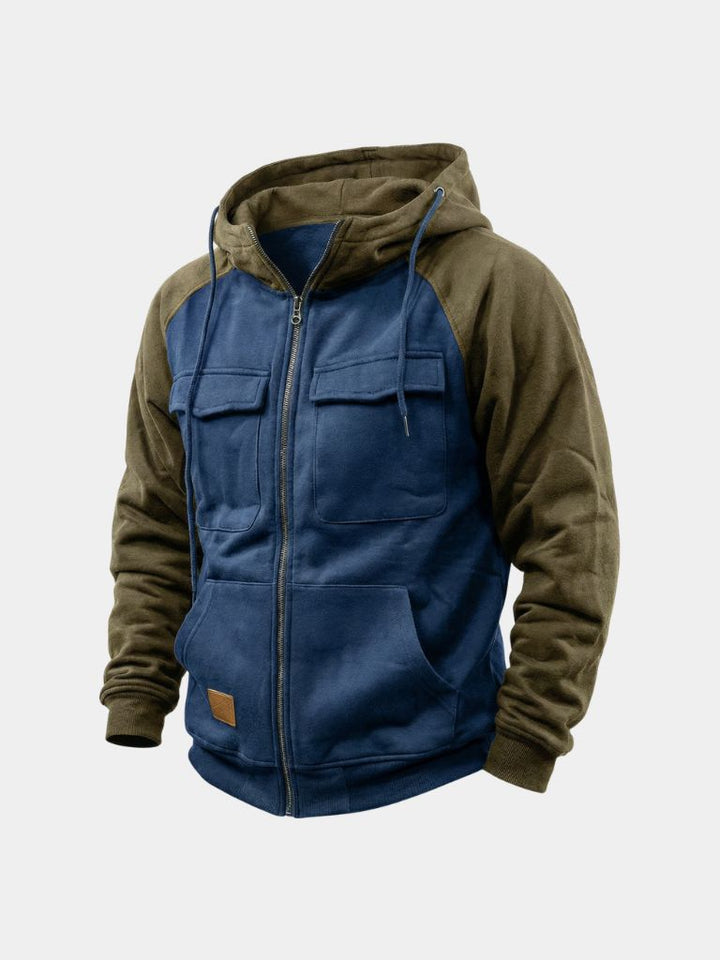 Cargo Trek Zip-Up Hoodie