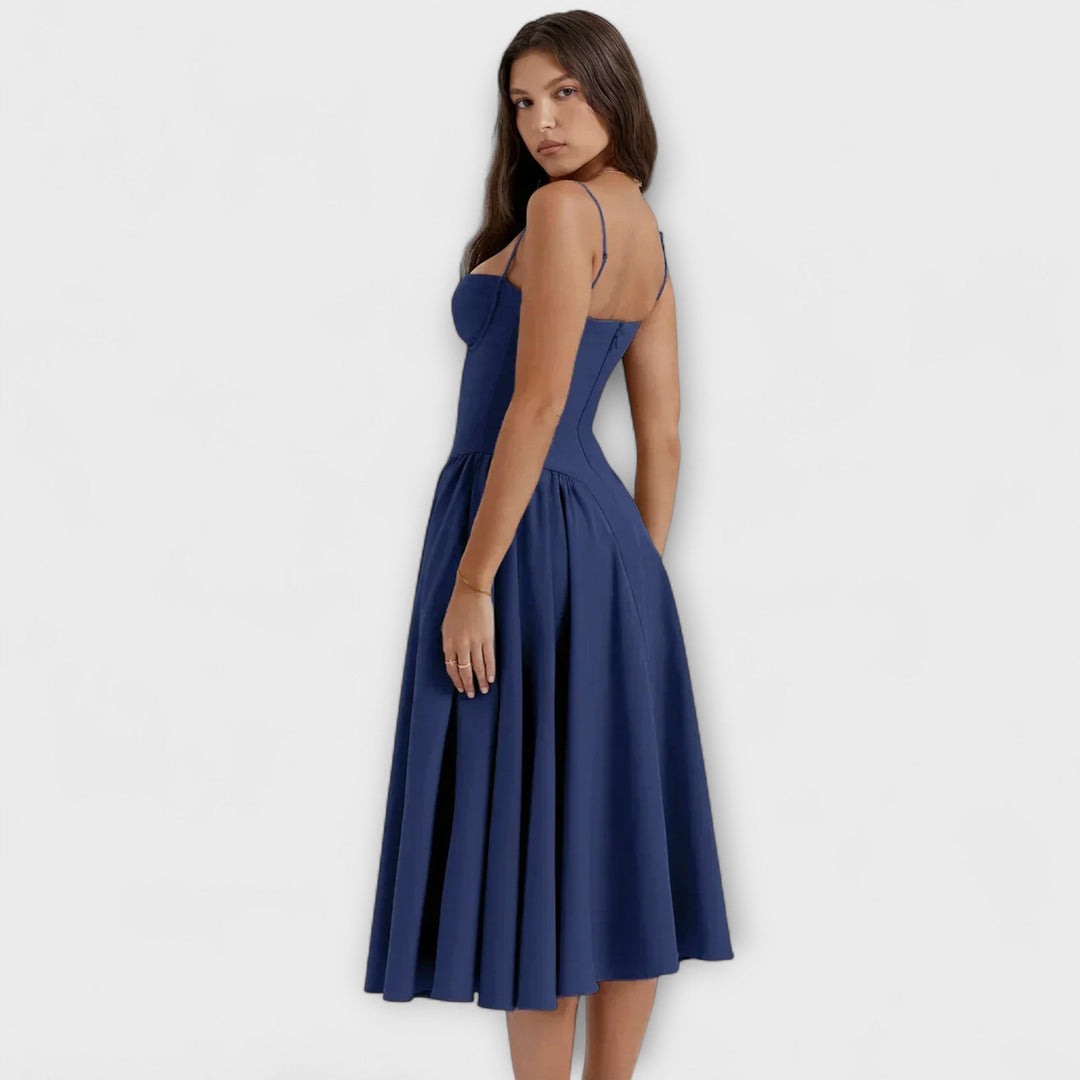 Rosalie - Elegante vestido de corsé sin mangas