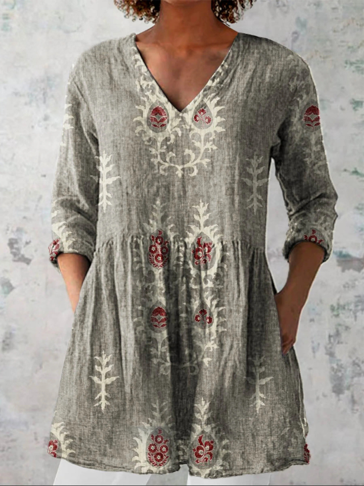 Elise | Blusa Larga con Escote en V €49,95