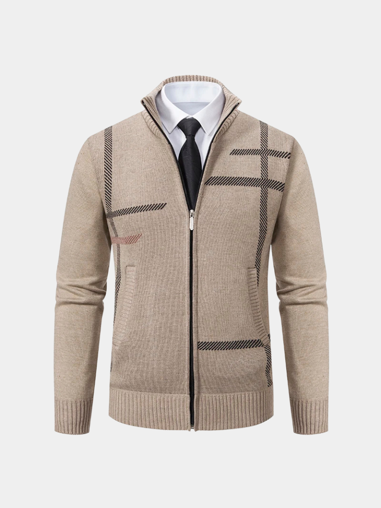 Chaqueta Grafito de Tejido Simétrico