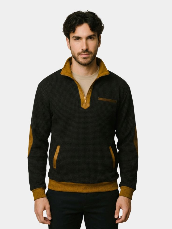 Suéter de Cuello Alto con Media Cremallera Explorer