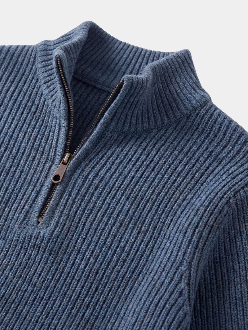 Suéter Clásico con Cuello Quarter-Zip