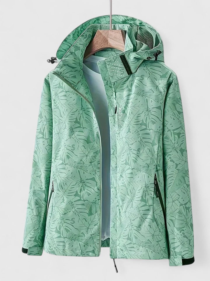 Tjaša – Chaqueta elegante con un patrón botánico