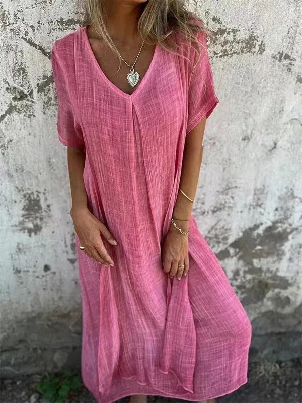 Marisol™ | Vestido Holgado con Escote en V
