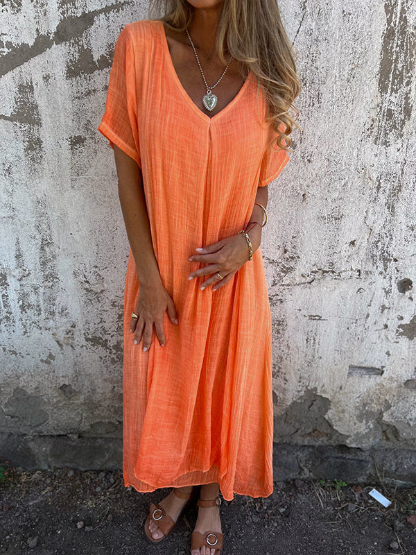 Marisol™ | Vestido Holgado con Escote en V