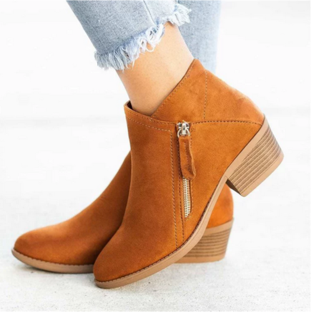 Alina – Botas de moda para mujer con cremallera