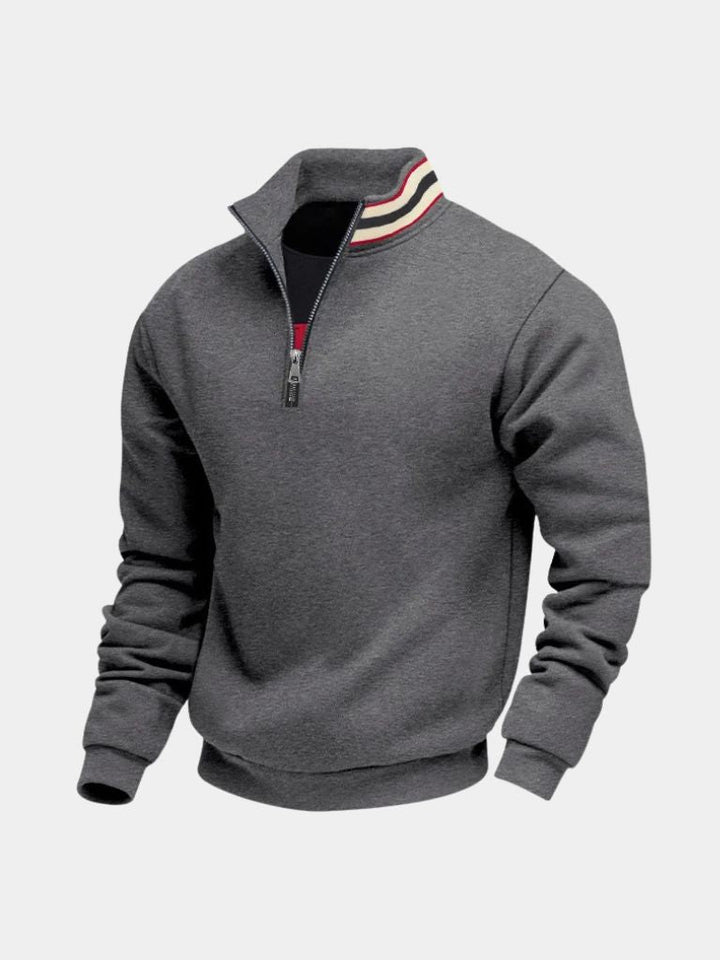Suéter de Rayas con Cuello Alto Regent