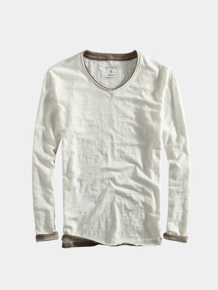 Camisa de Manga Larga Moderno Mariner