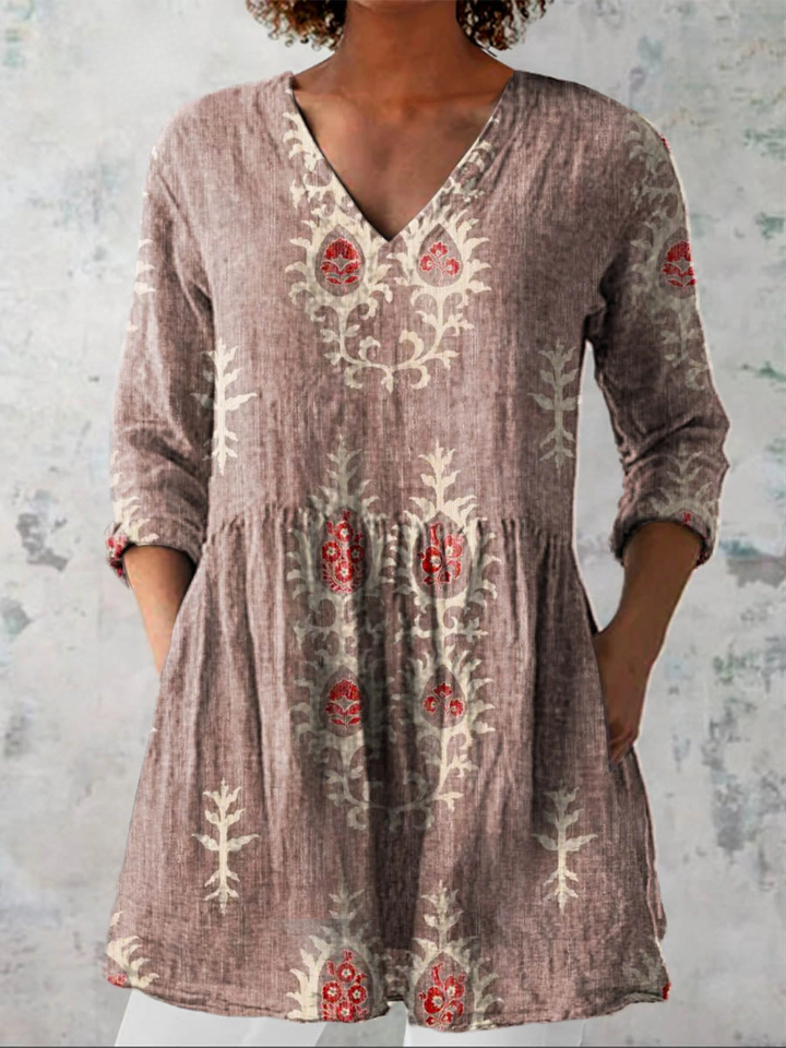 Elise | Blusa Larga con Escote en V €49,95