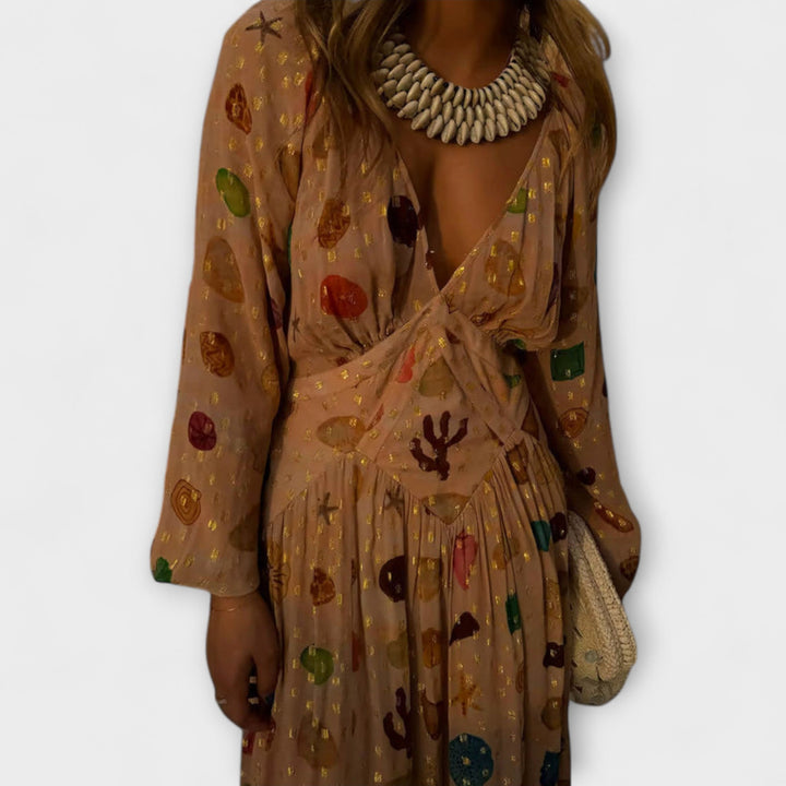 Lauren - Vestido Reign Petite con Conchas