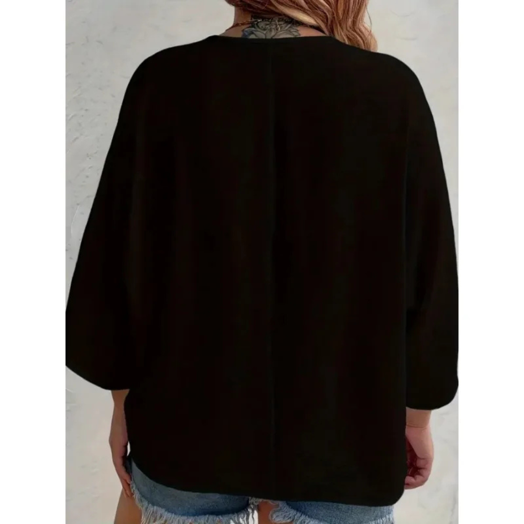 Dorothy™ | Top elegante con cuello en V y botones