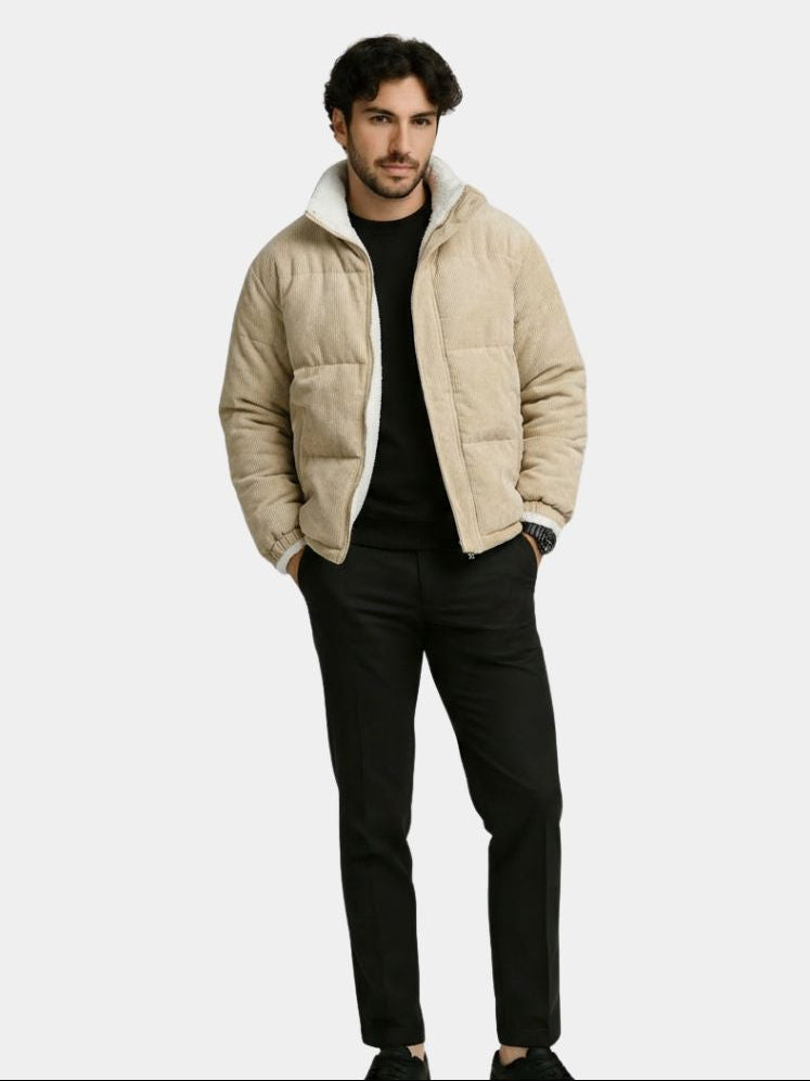 Chaqueta Aislante de Corduroy Ártico