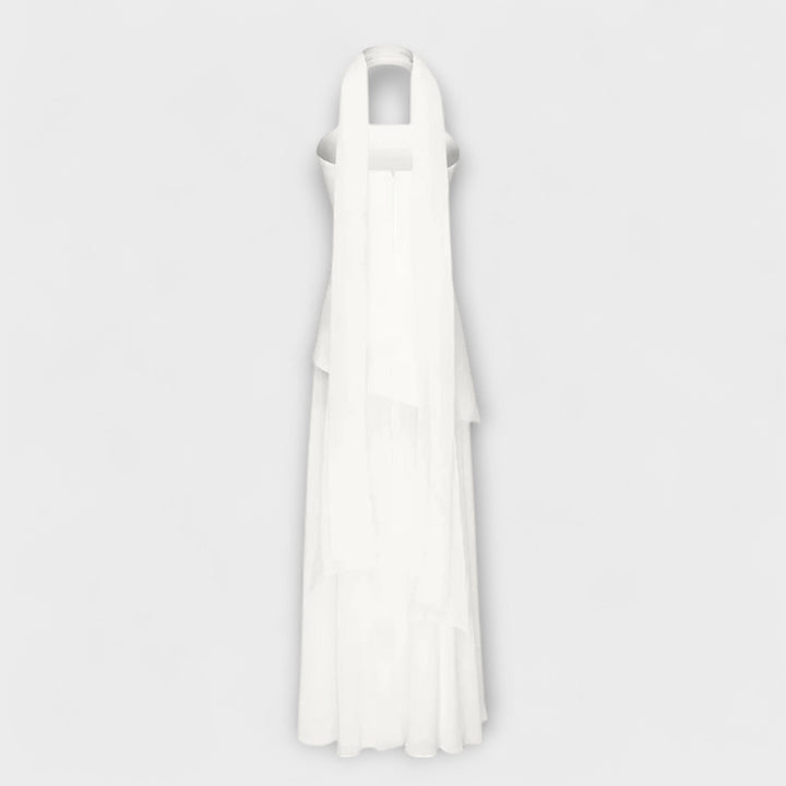 Goldie - Vestido maxi de chifón