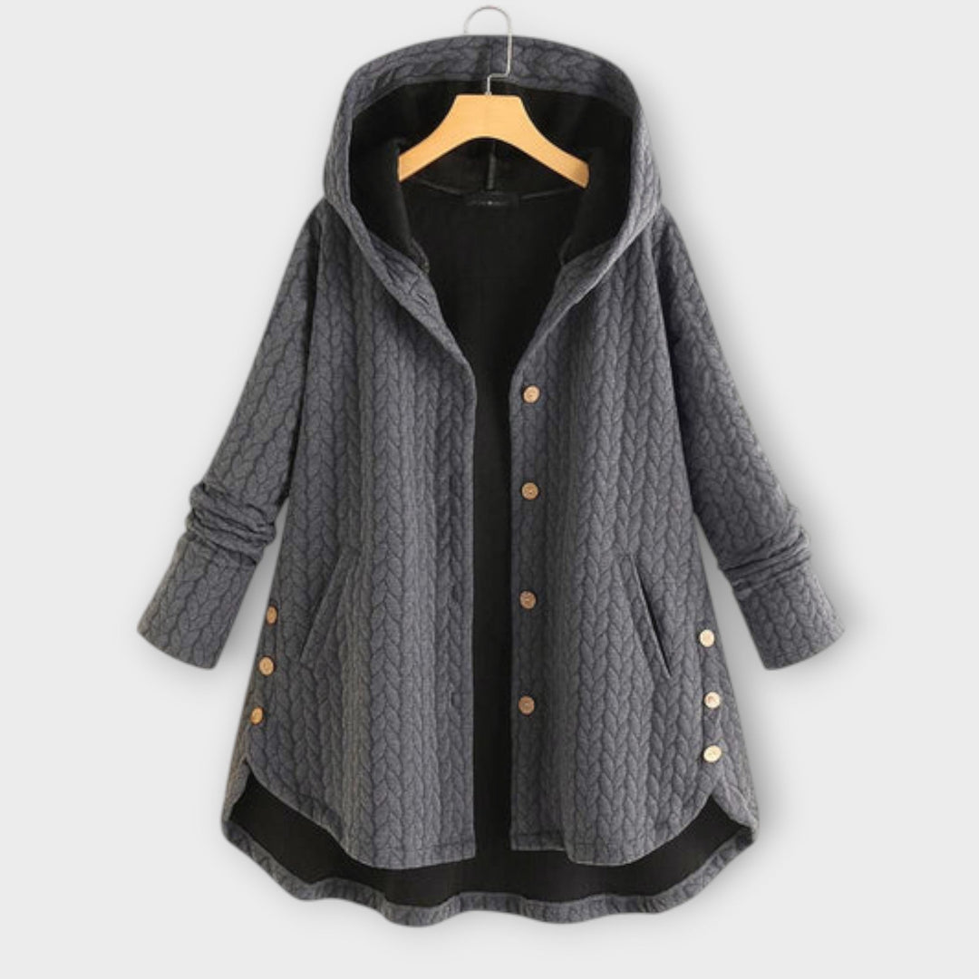 Leslie - Chaqueta Caliente con Botones