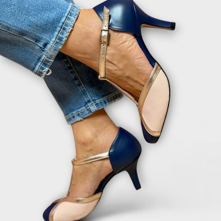 Magdaléna Sofisticada Zapatos T-Strap Vintage Clásicos