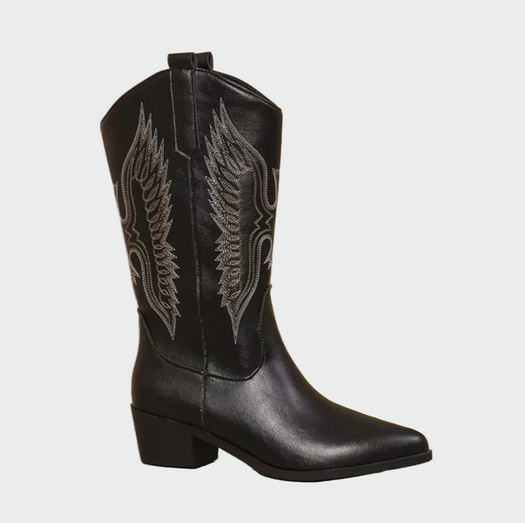 Botas de vaquero occidentales de cuero