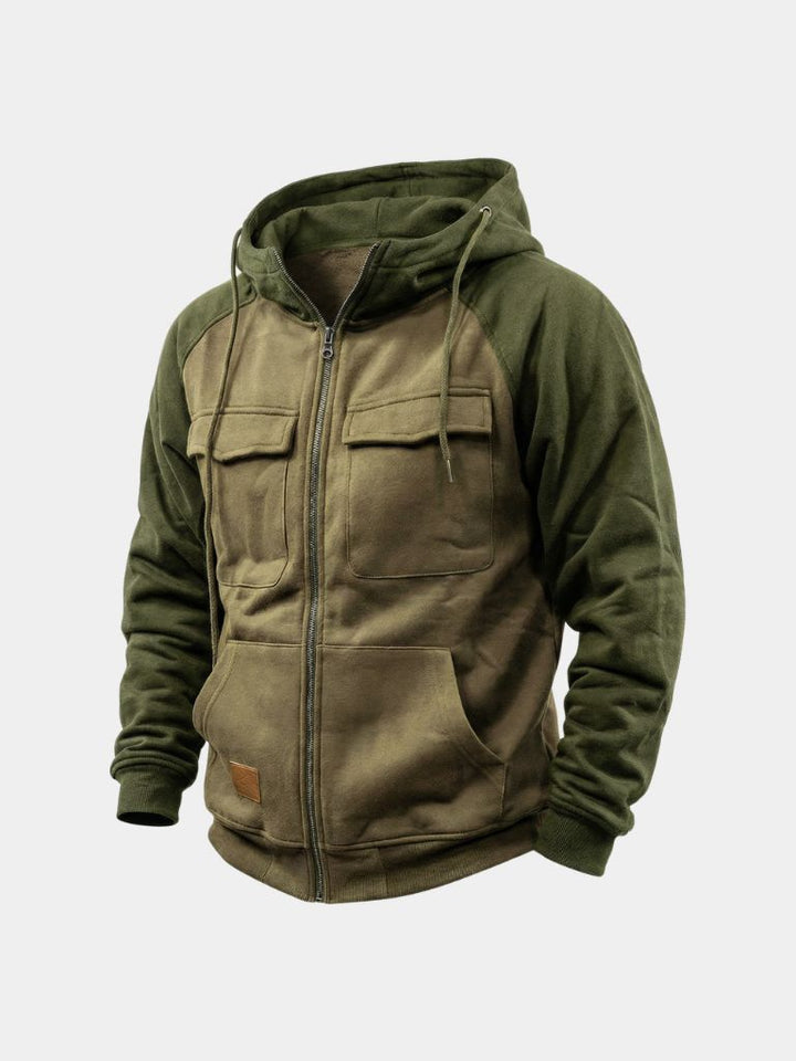 Cargo Trek Zip-Up Hoodie