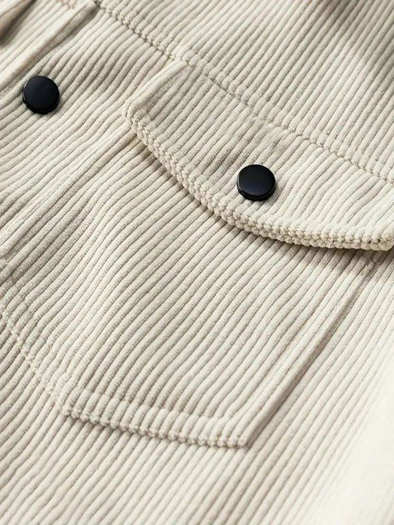 Conjunto de Pana Color Marfil