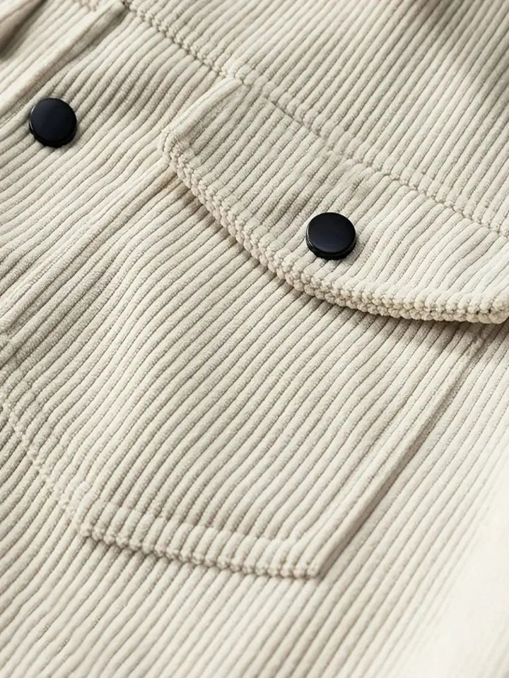 Conjunto de Pana Color Marfil