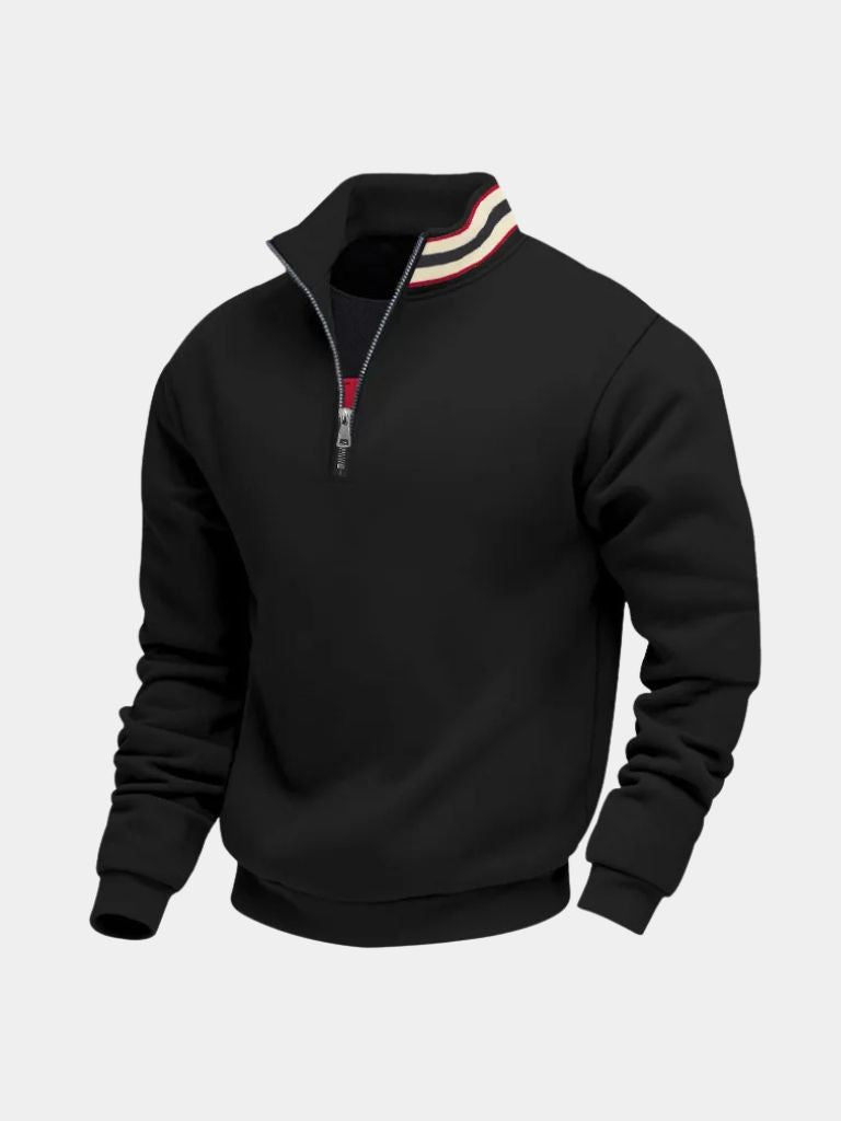 Suéter de Rayas con Cuello Alto Regent