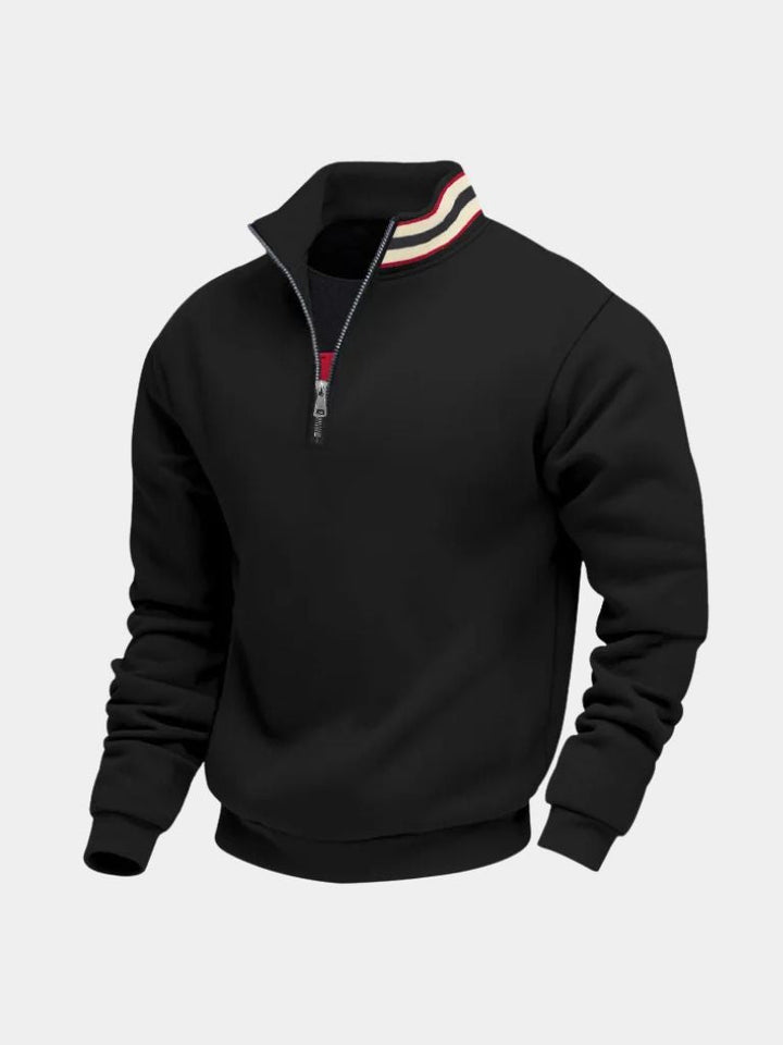 Suéter de Rayas con Cuello Alto Regent