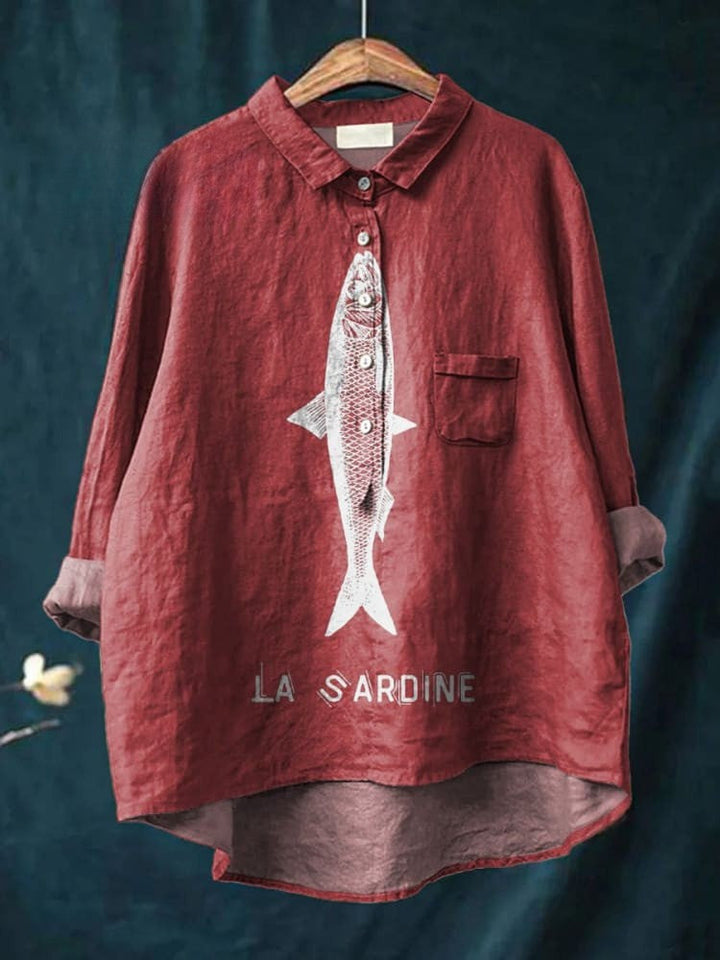 Lily | Camiseta Gráfica Sardina