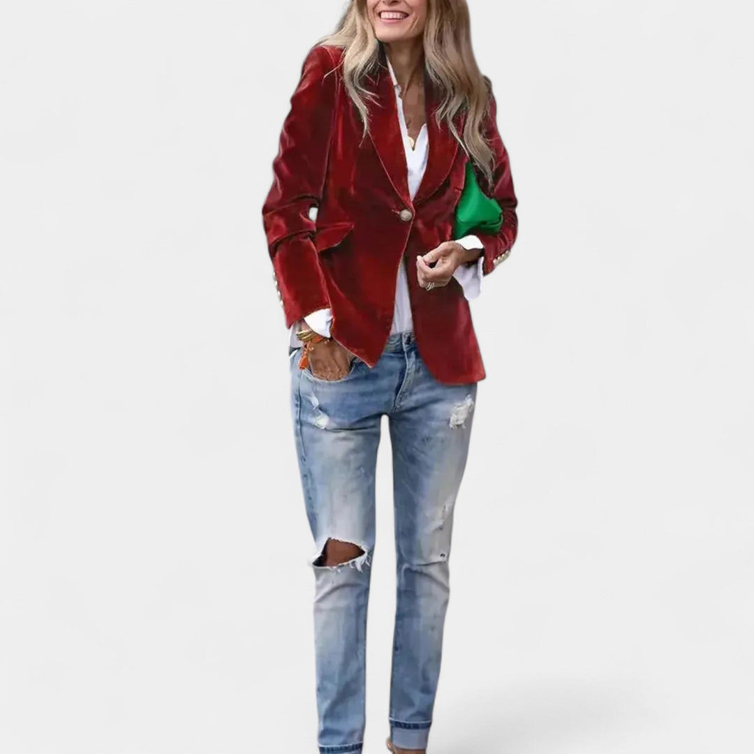 Andrea – Saco de terciopelo