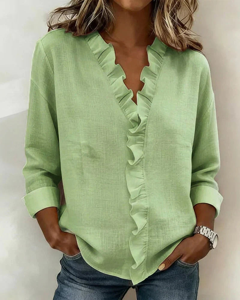 Susan™ | Blusa con volantes