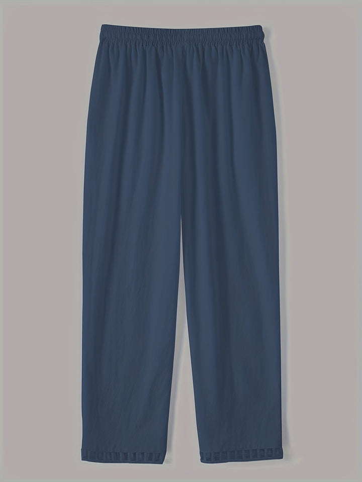 Wren – Pantalones Cropped Relax con Detalles en Contraste