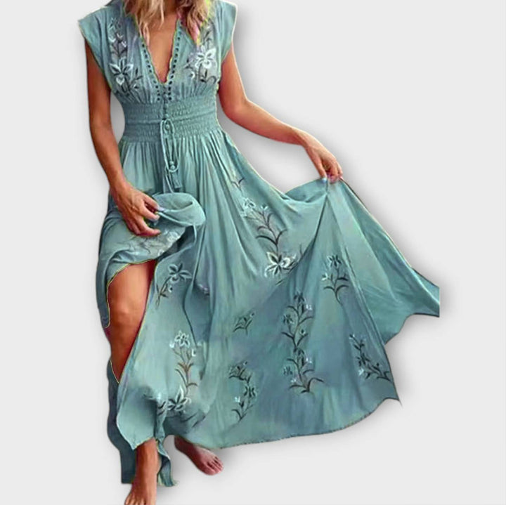 Felizia – Vestido boho con encantador bordado