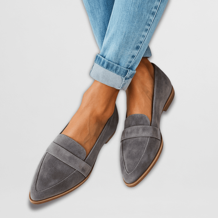 Helen | Mocasines de suave piel ante