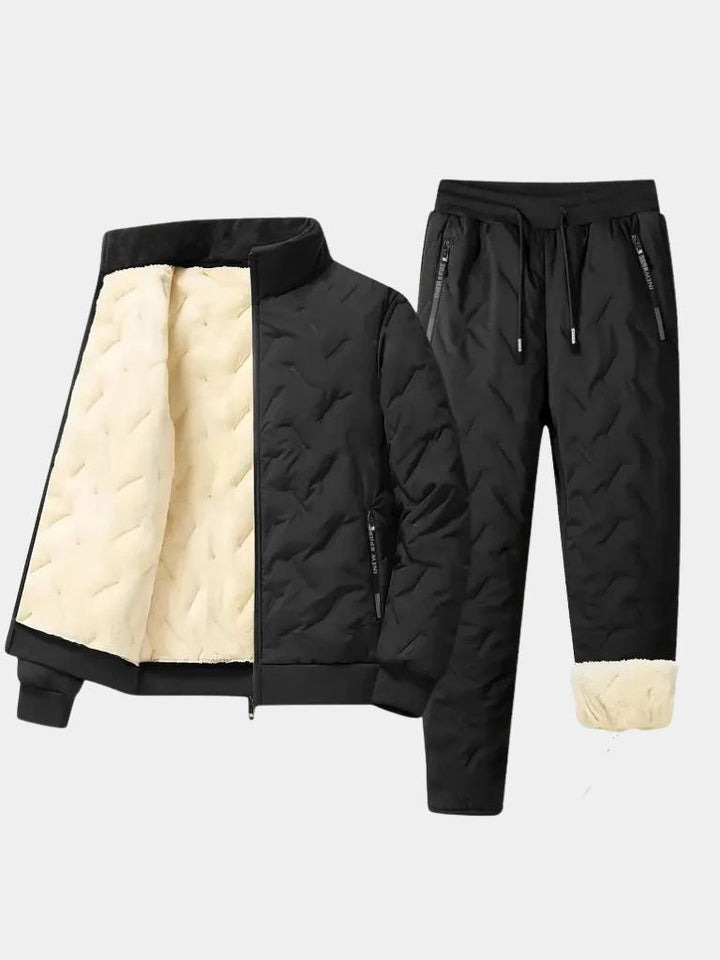 Conjunto Clásico de Chándal Sherpa de Invierno Premium