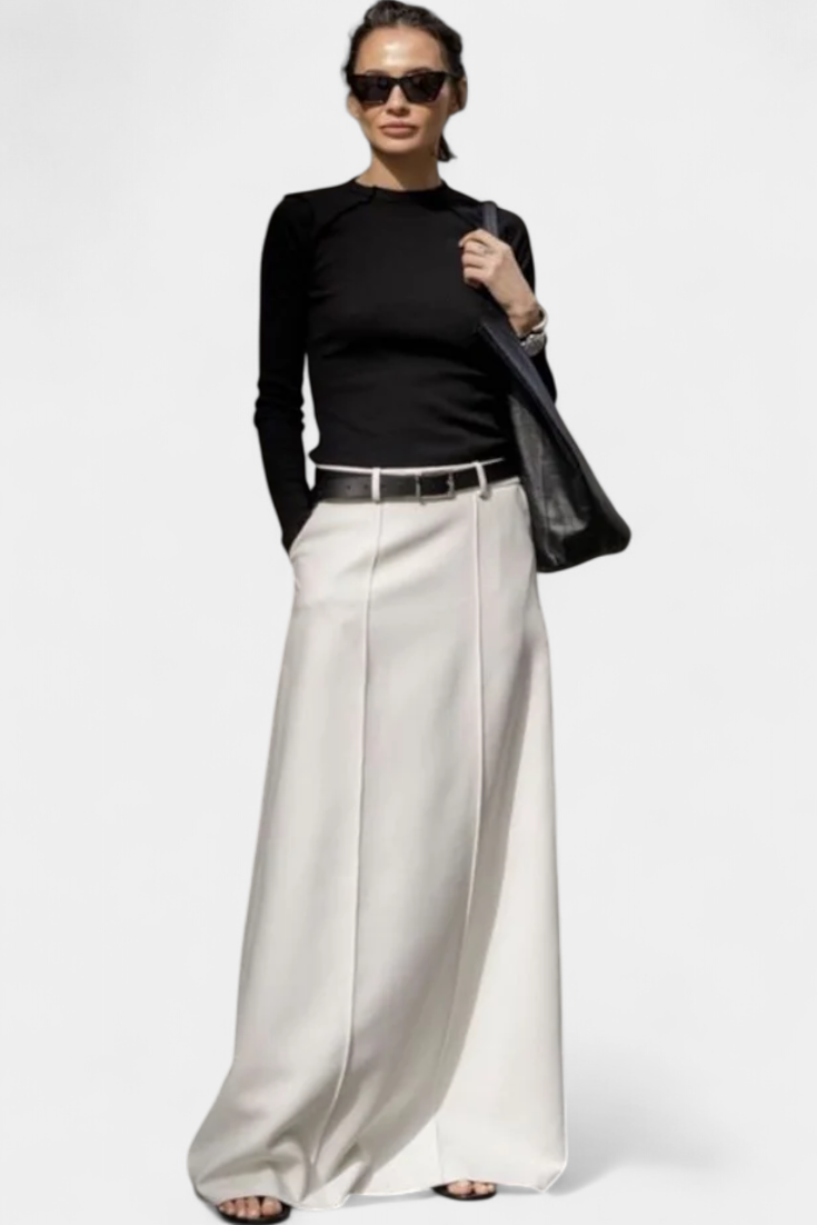 Ada Falda H-Line Lisa con Estilo Urbano Moderno
