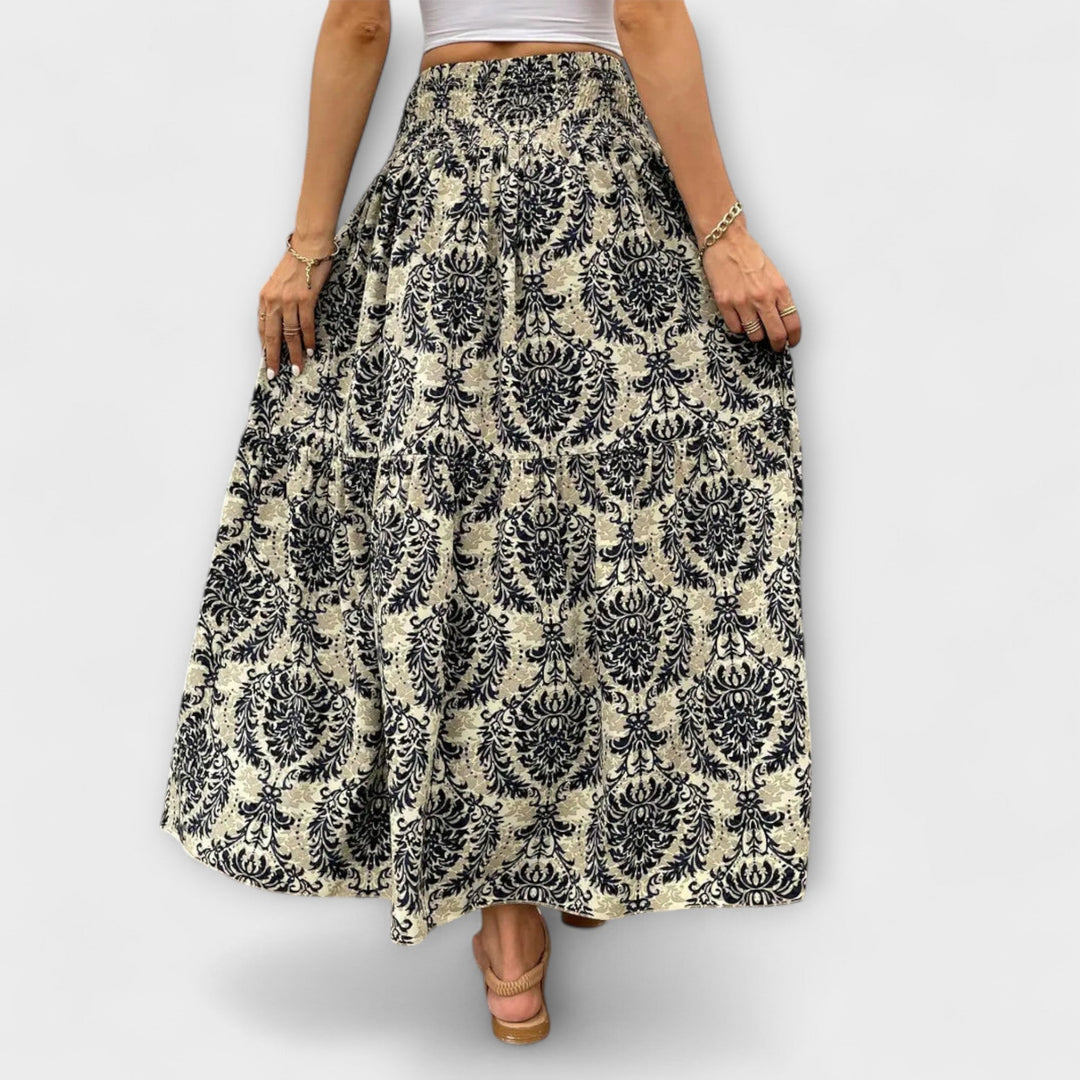 Vestido cómodo con estampado