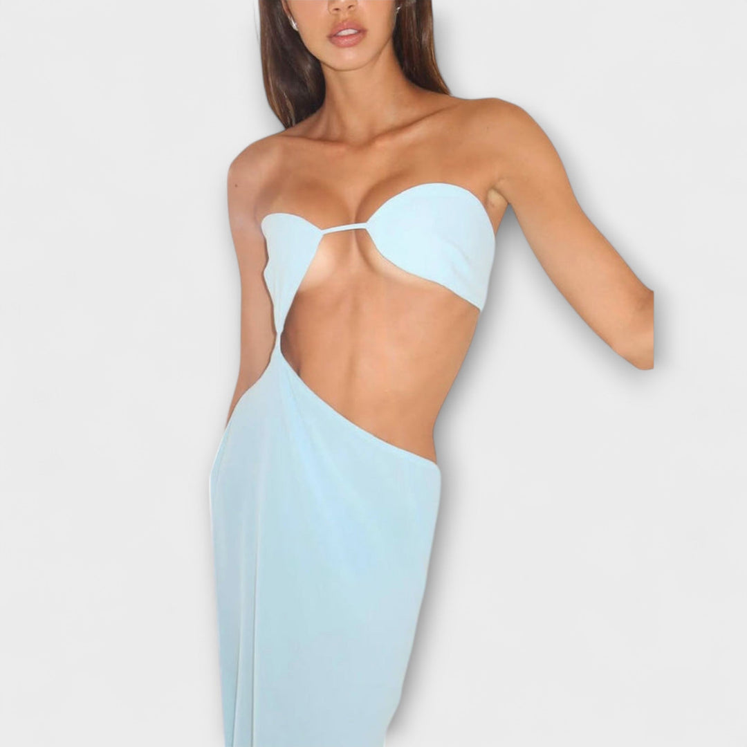 Isabella - Impresionante vestido de noche sin espalda