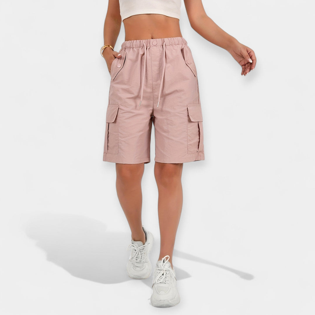 Pantalones cortos cargo de verano para mujer