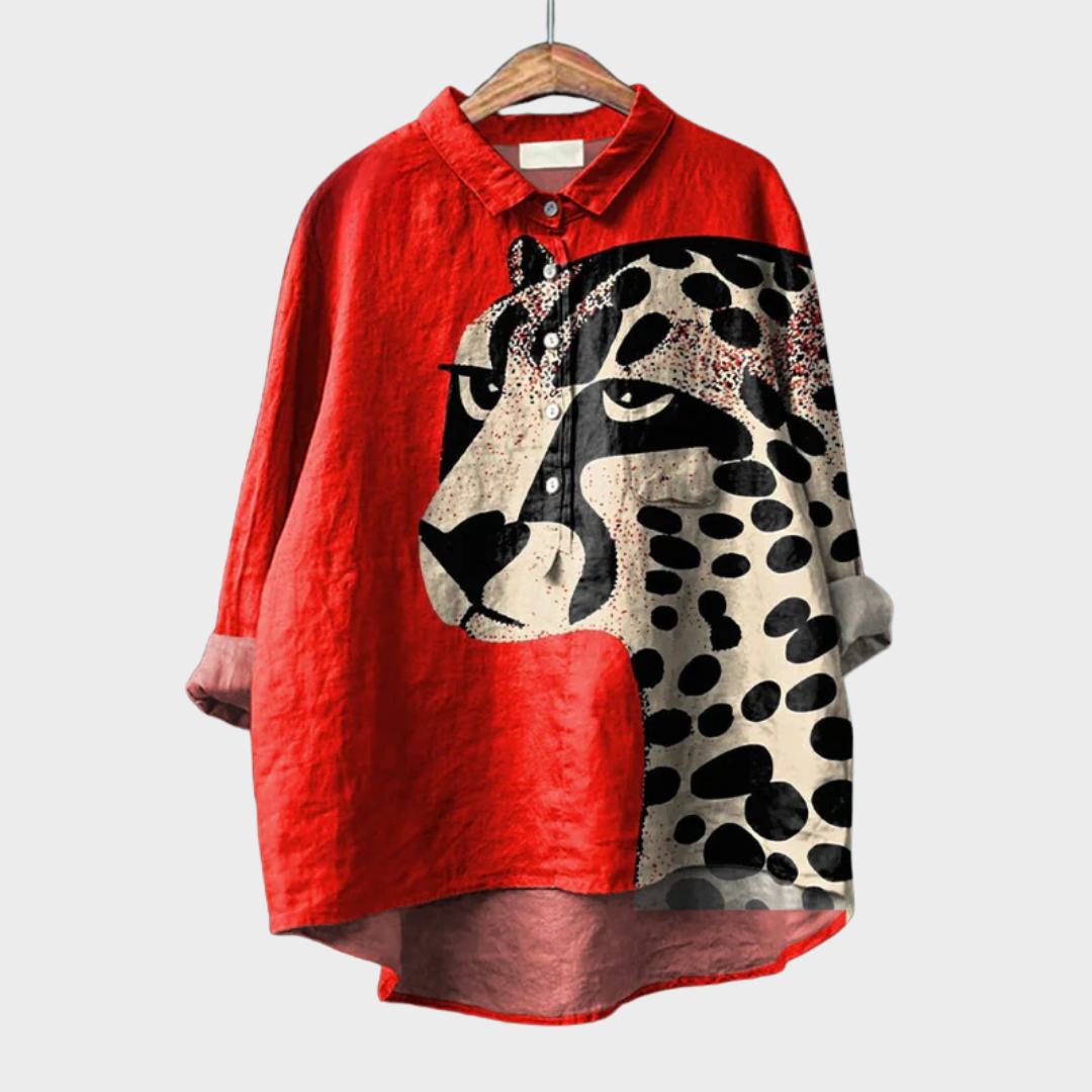 Maëva™ | Blusa felina atrevida