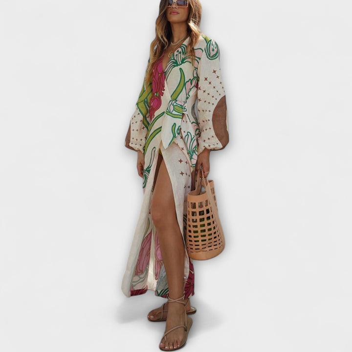 Tracey - Maxi vestido con lazo