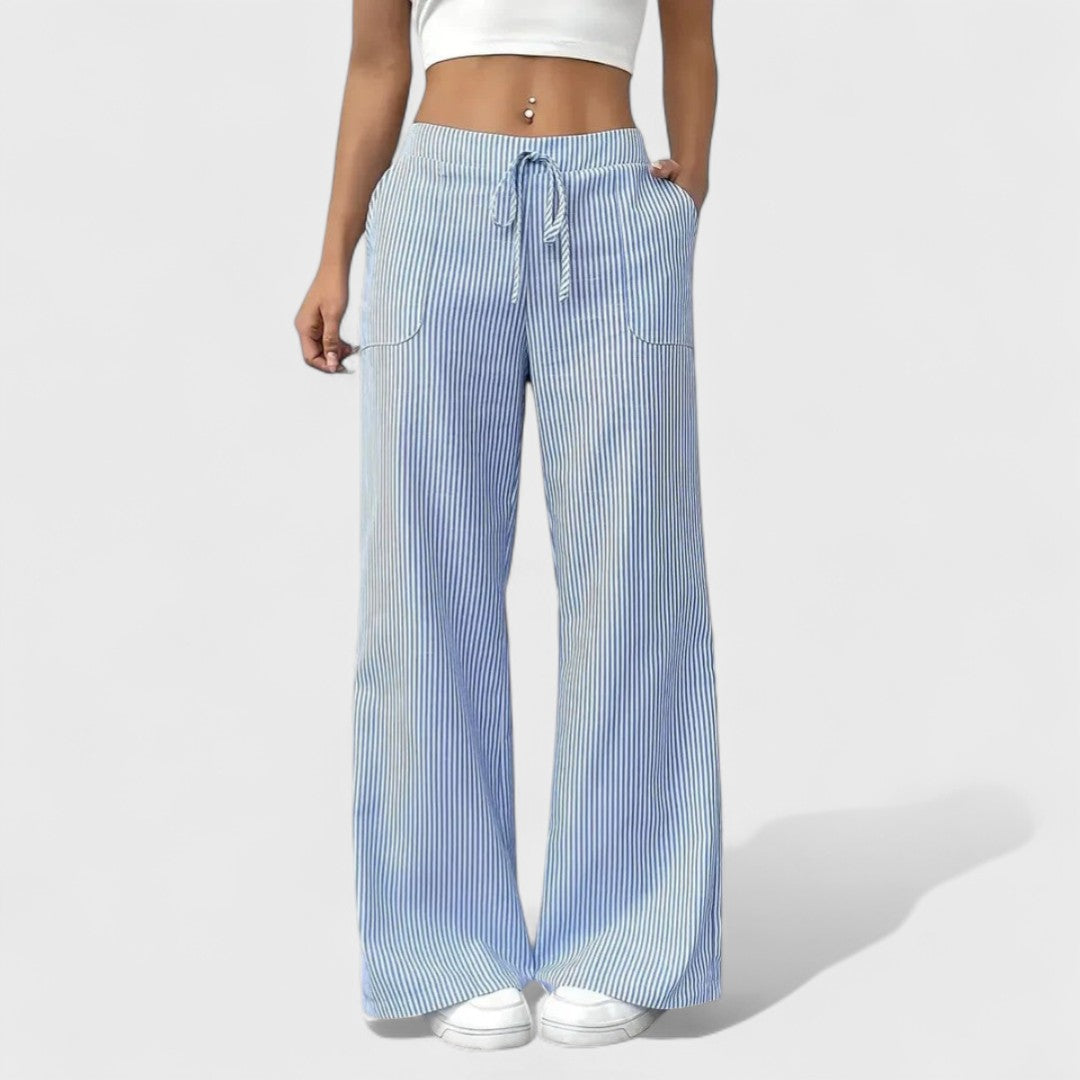 Dominique - Pantalones Anchos Cómodos
