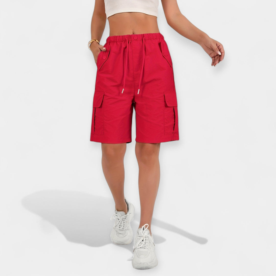 Pantalones cortos cargo de verano para mujer