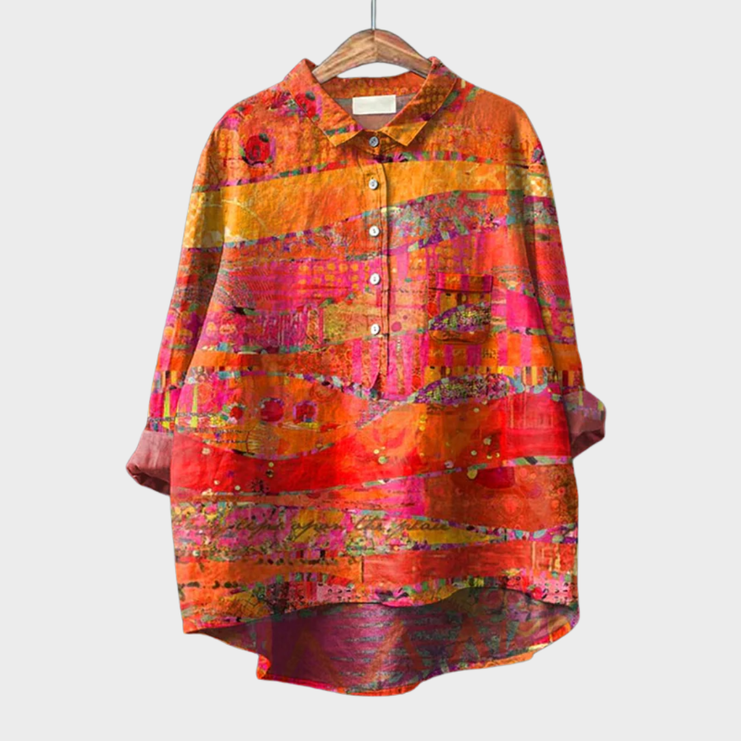 Philomène™ | Blusa artística vibrante