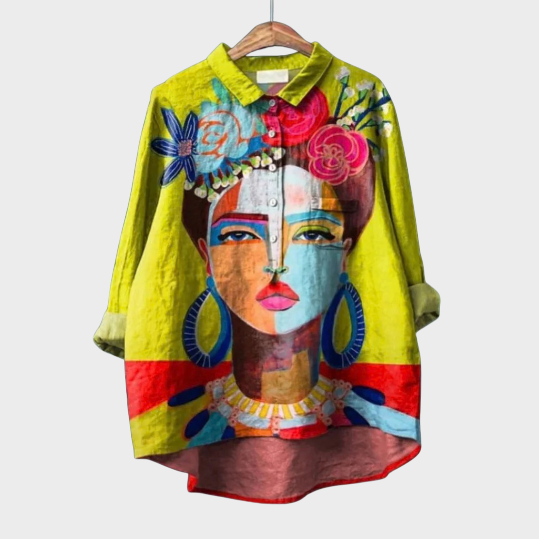 Isabeau™ | Blusa artística atrevida