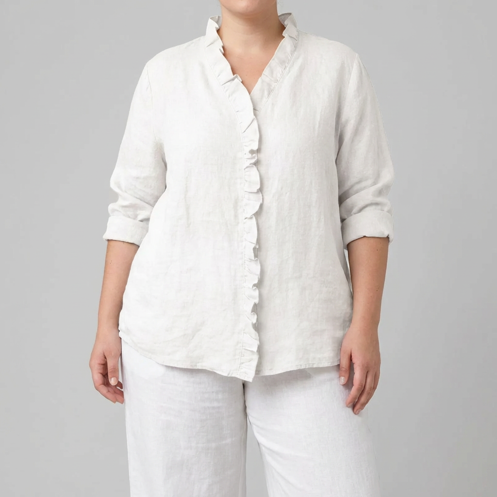 Eline™ | Blusa elegante de lino de verano