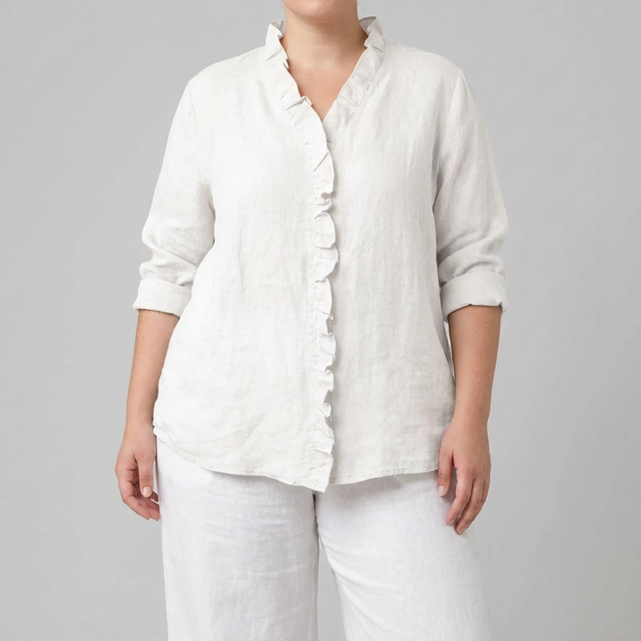 Eline™ | Blusa elegante de lino de verano