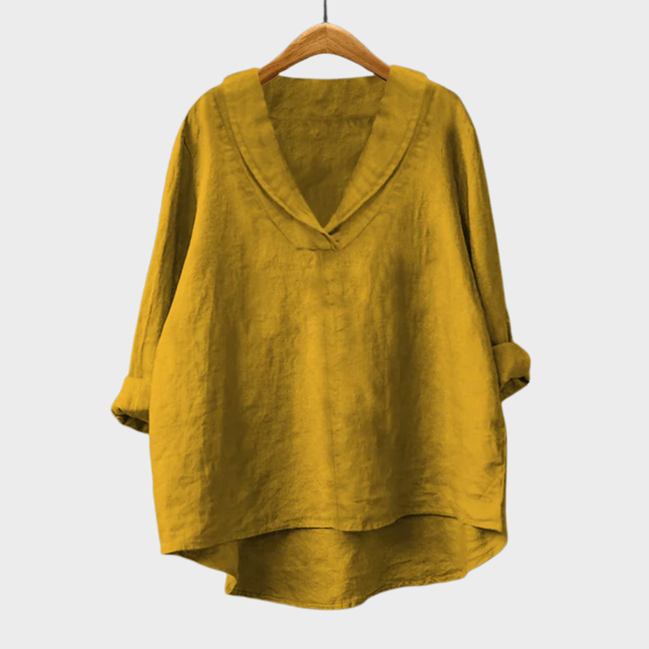 Hortense™ | Blusa fluida de cuello en V