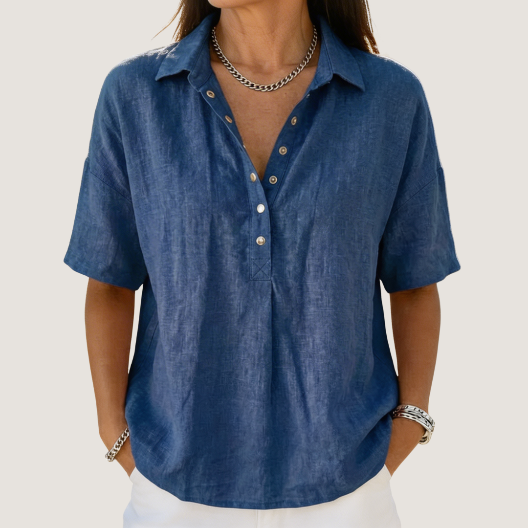 Blusa con cuello Hélène™